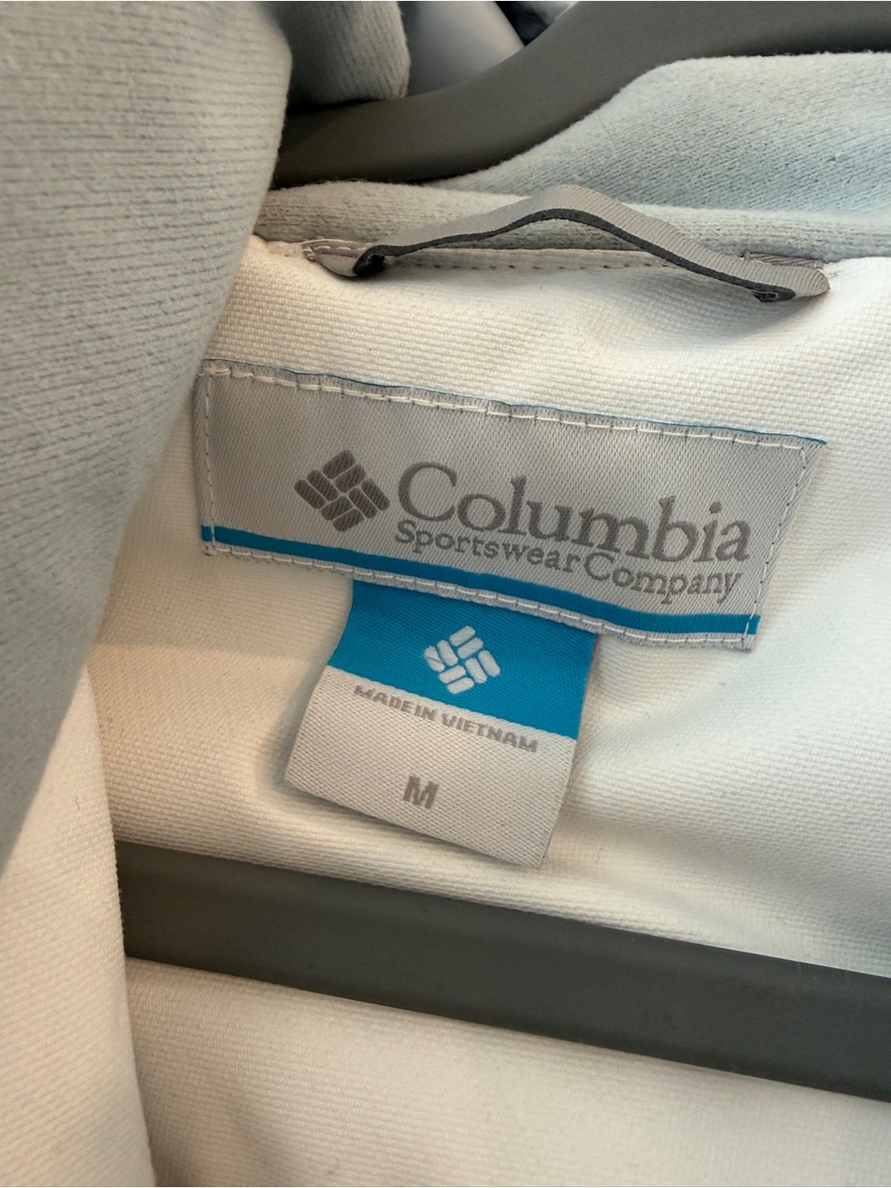 Columbia Insulated Jacket Womens SZ Medium Gray and White with Heat Reflecting - Picture 2 of 6